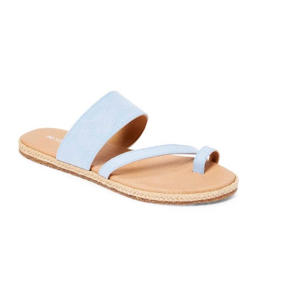 Musse & Cloud Light Blue Zubeach Sandals Women’s EU Size 41 rope wrapped Sole - Picture 1 of 7